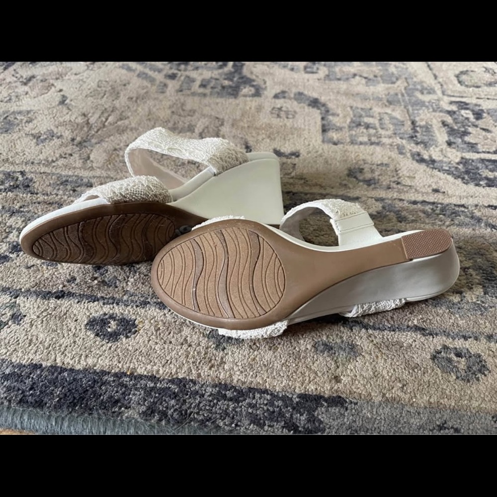 Impo Women's Lace Strap Sandals - Cream - Picture 3 of 4